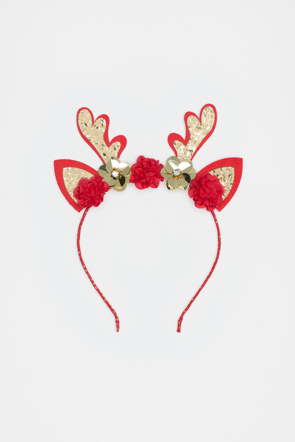 Reindeer Rosette Headband  Multi