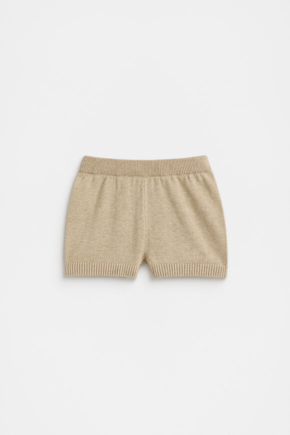 Knit Short  Neutral Marle  hi-res
