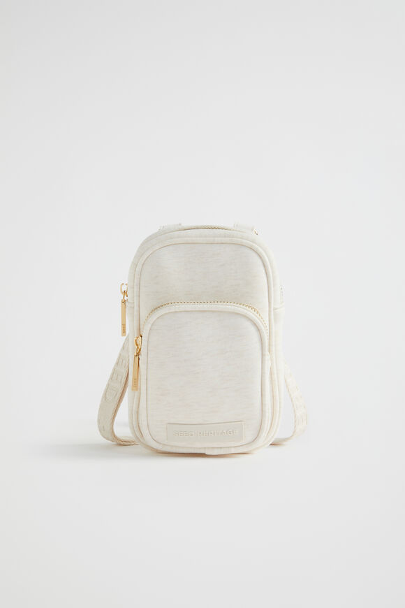 Seed Jersey Crossbody Bag  Frappe  hi-res