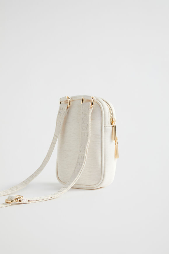 Seed Jersey Crossbody Bag  Frappe  hi-res