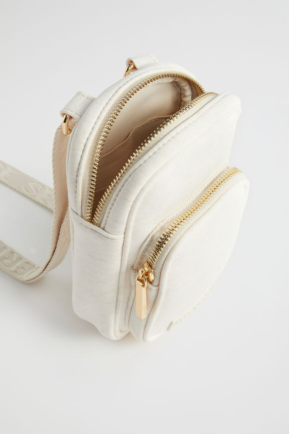 Seed Jersey Crossbody Bag  Frappe  hi-res