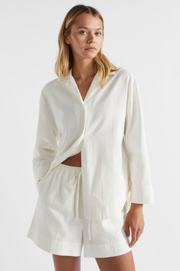 Shirt and Short PJ Set  Cloud Cream  hi-res