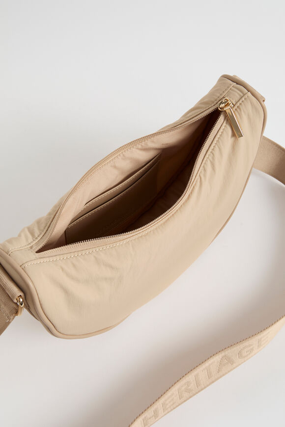 Monochrome Saddle Bag  Champagne Beige  hi-res