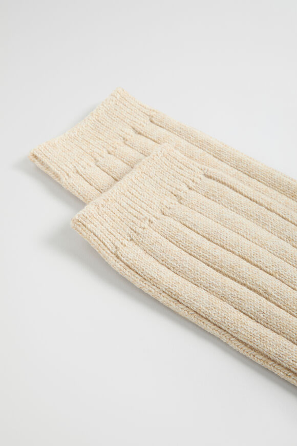Marled Boot Sock  Beige Marle  hi-res