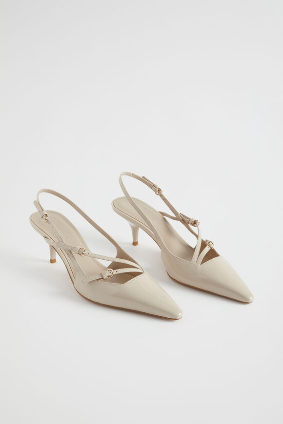 Demi Kitten Heel  Vanilla Patent  hi-res