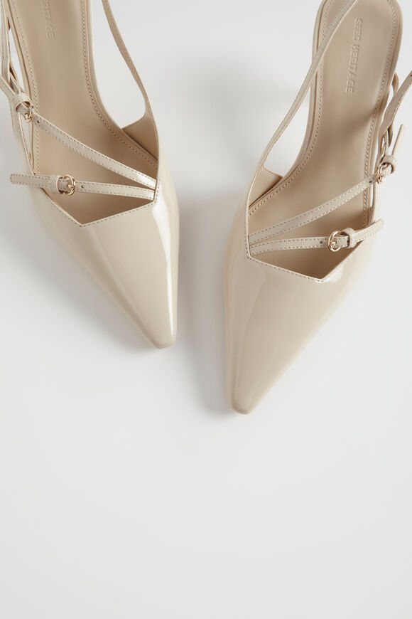 Demi Kitten Heel  Vanilla Patent  hi-res