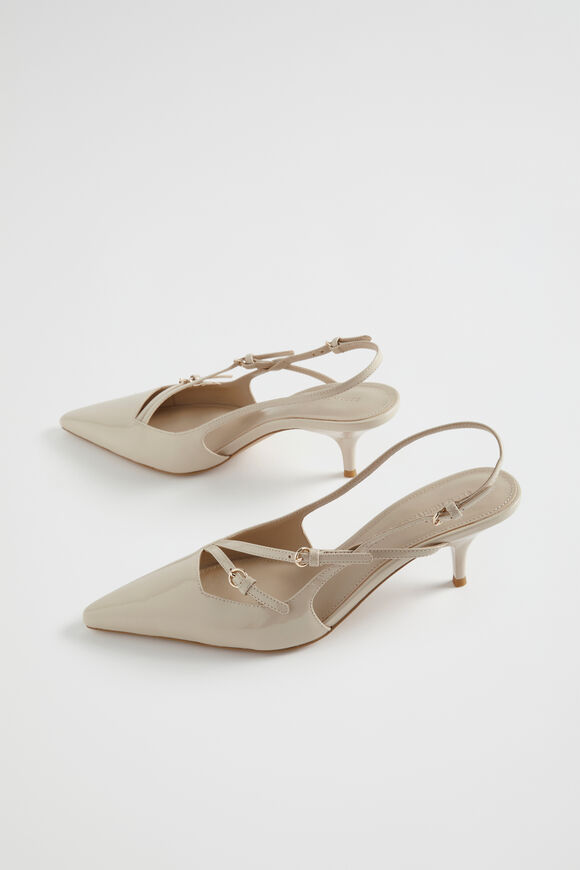 Demi Kitten Heel  Vanilla Patent  hi-res