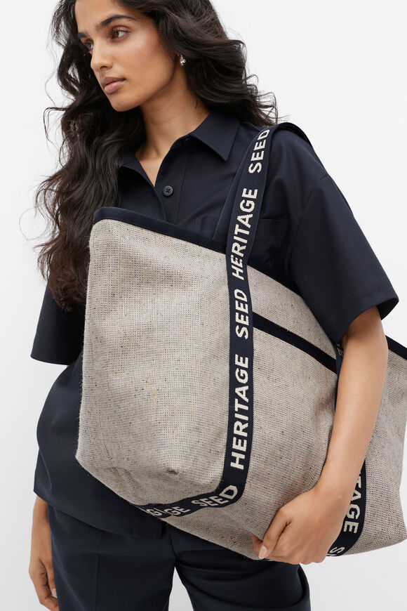 Seed Logo Day Tote  Midnight Sky  hi-res