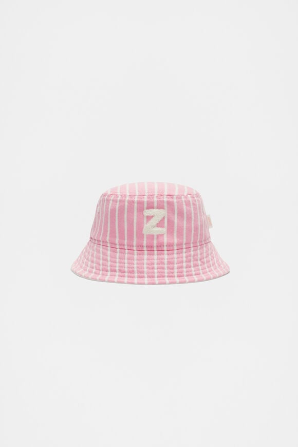 Initial Stripe Sun Hat  Z  hi-res