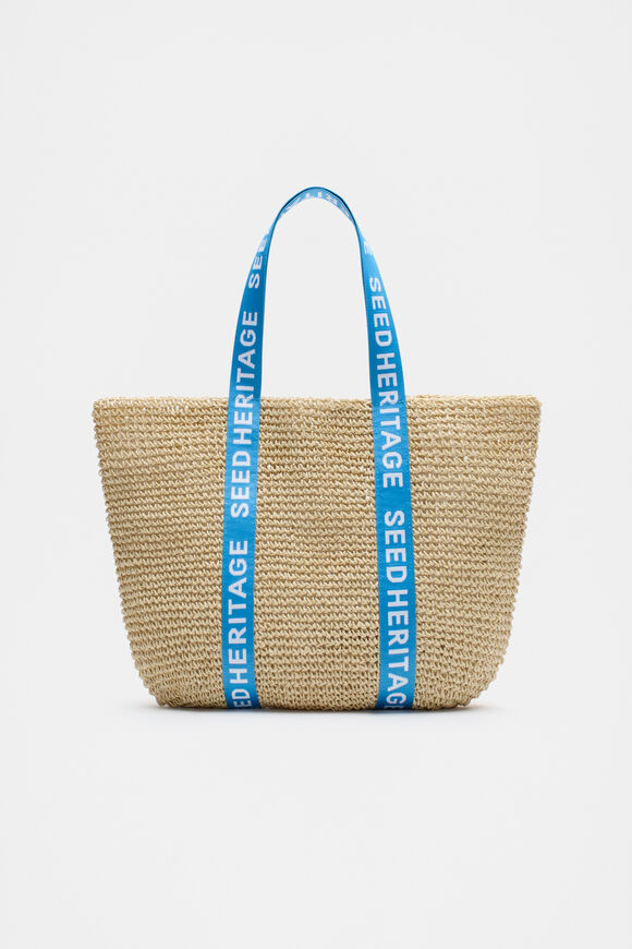 Logo Woven Basket Bag  Amalfi  hi-res