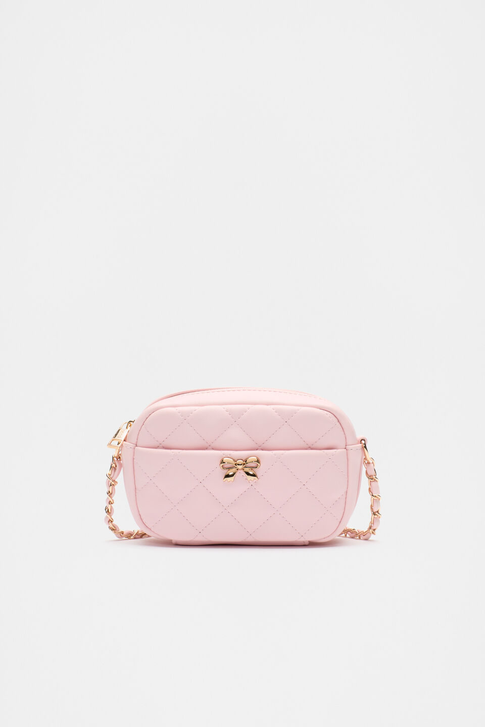 Quilted Bow Bag  Rose Petal