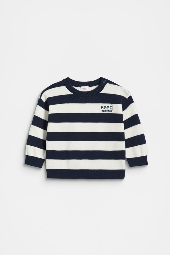 Essential Knit Sweater  Midnight Blue  hi-res