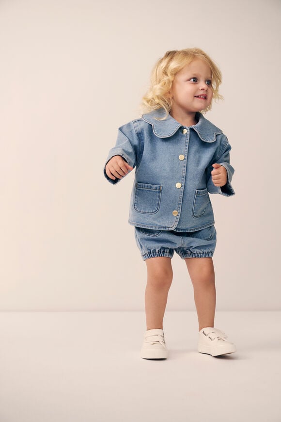 Pocket Denim Bloomer  Clean Blue Wash  hi-res