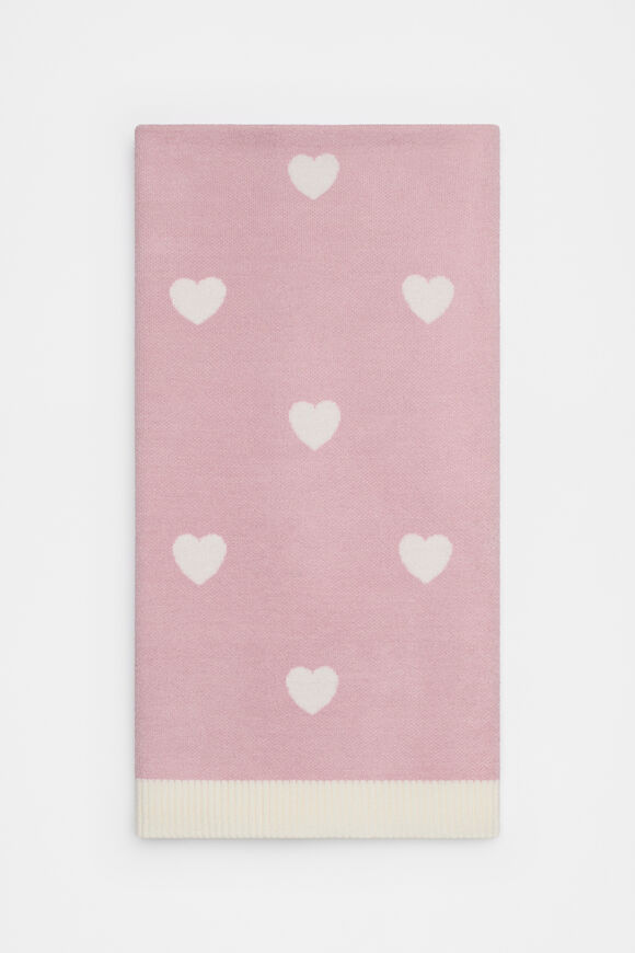 Heart Initial Blanket  Heart  hi-res