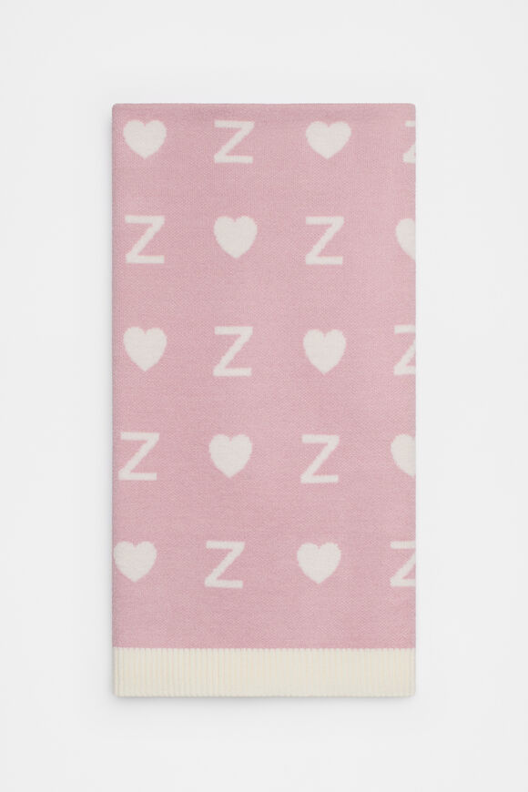 Heart Initial Blanket  Z  hi-res