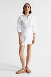 Core Linen Mini Skirt  Whisper White  hi-res