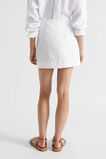 Core Linen Mini Skirt  Whisper White  hi-res