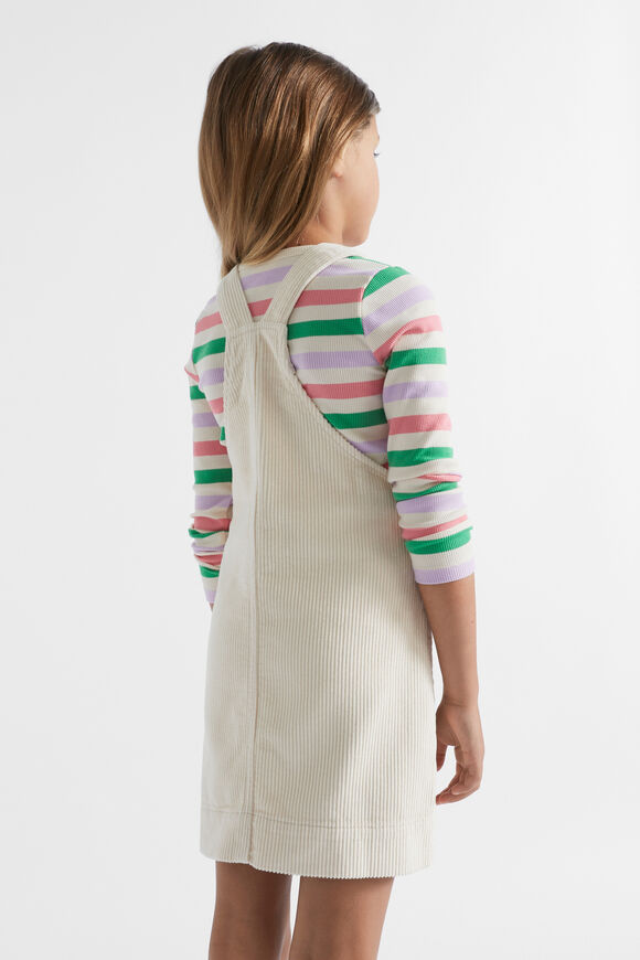 Cord Pinafore  Creme  hi-res