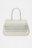 Woven Structured Tote  Pale Olive  hi-res
