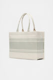 Woven Structured Tote  Pale Olive  hi-res
