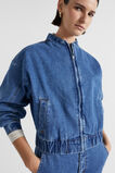 Denim Bomber Jacket  Nautical Blue Wash  hi-res