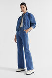 Denim Bomber Jacket  Nautical Blue Wash  hi-res