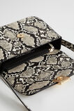 Mini Python Print Baguette Bag  Natural  hi-res