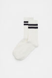 Double Stripe Crew Sock  Cream Midnight  hi-res