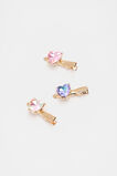 Crystal Heart Duck Clip Pack  Multi  hi-res