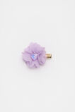 Heart Gem Flower Duck Clip  Soft Lilac  hi-res