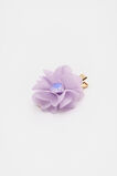 Heart Gem Flower Duck Clip  Soft Lilac  hi-res