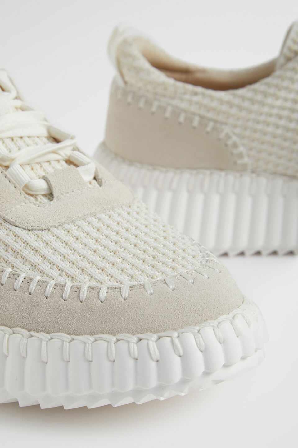 Brielle Knit Sneaker  Frappe