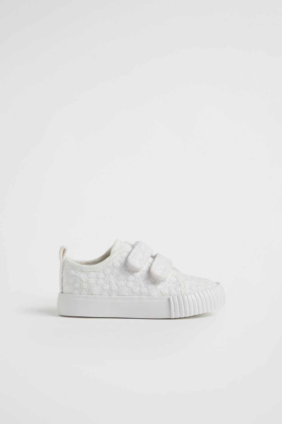 Mini Broderie Sneaker  White
