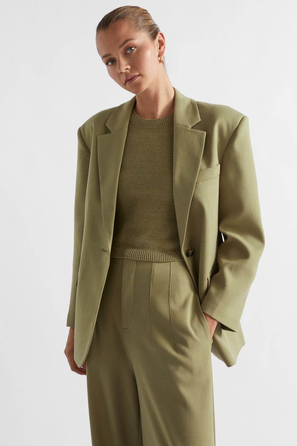 Oversized Blazer  Pistachio