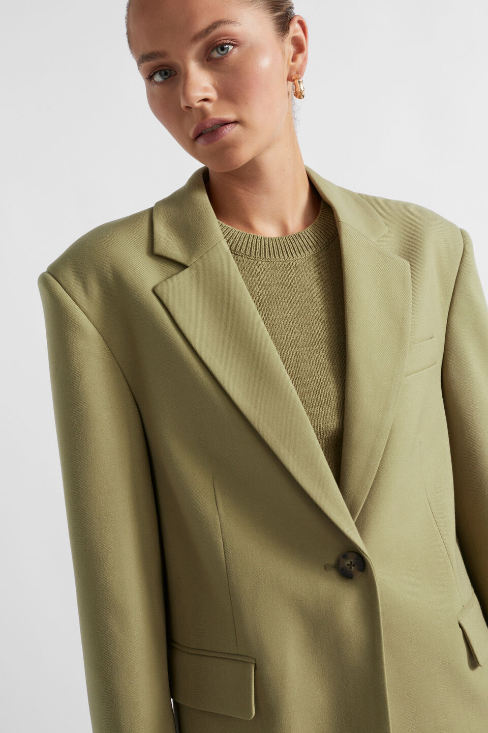 Oversized Blazer  Pistachio