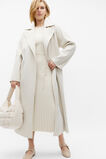 Pleated Knit Midi Dress  Vanilla Cream Marle  hi-res