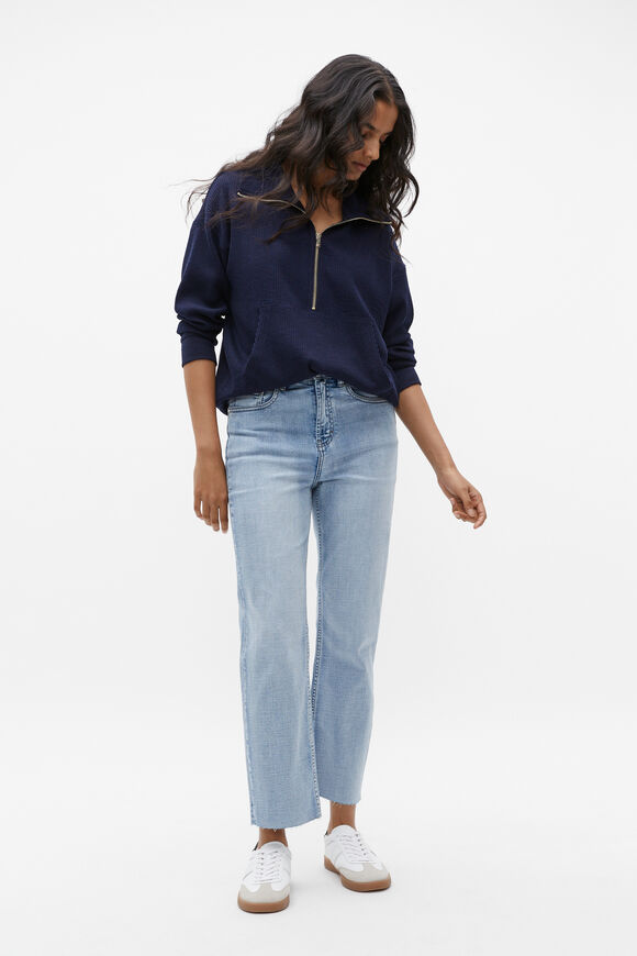 Supersoft Zip Thru Sweat  Midnight Sky  hi-res
