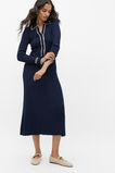 Polo Tipping Knit Midi Dress  Midnight Sky  hi-res
