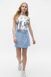 Denim Skort  Washed Blue  hi-res