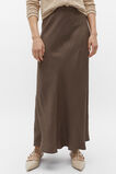 Textured Satin Maxi Skirt  Affogato  hi-res