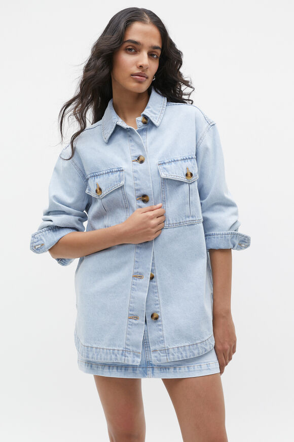 Denim Utility Jacket  Glacier Denim  hi-res