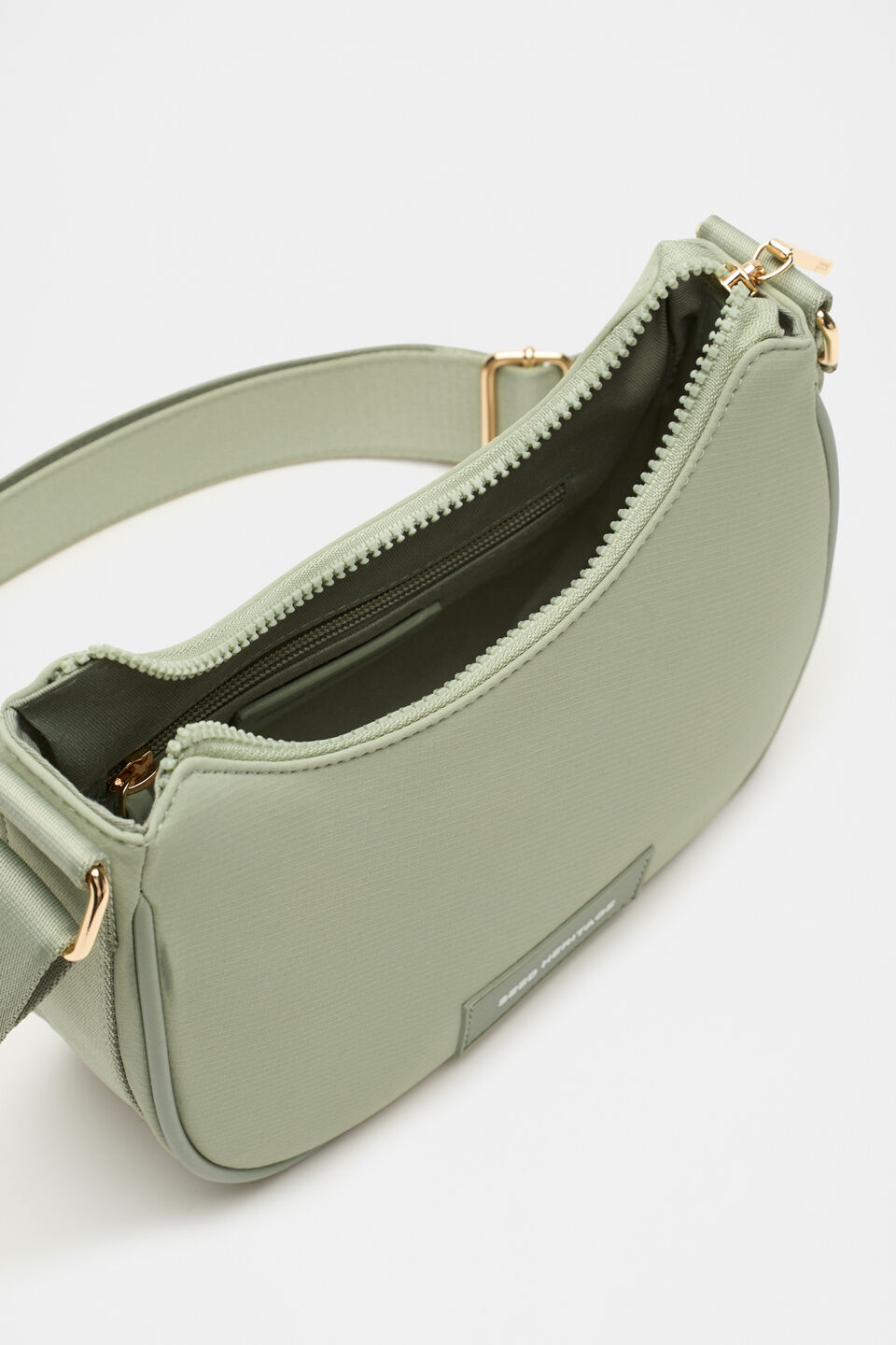 Seed Essential Logo Crossbody Bag  Pale Olive