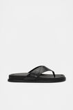 Piper Thong Sandal  Black Croc  hi-res