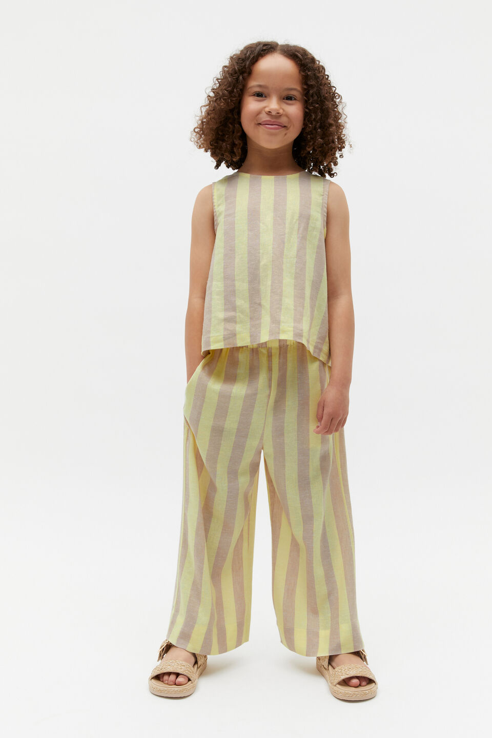 Stripe Pant  Lemon Sherbet