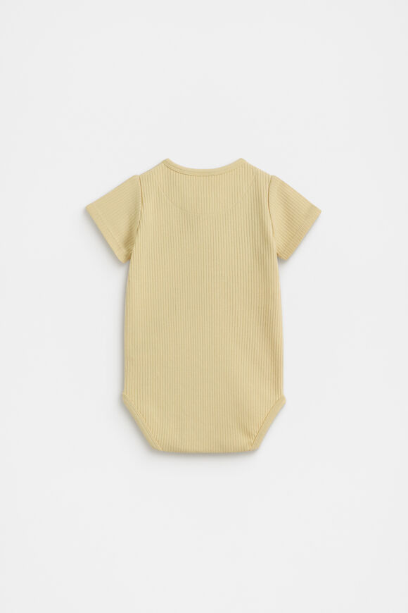 Henley Logo Bodysuit  Honey  hi-res
