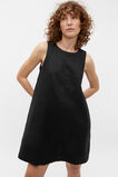Core Linen Swing Mini Dress  Black  hi-res
