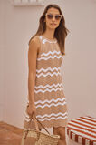Crochet Mini Shift Dress  Nougat  hi-res