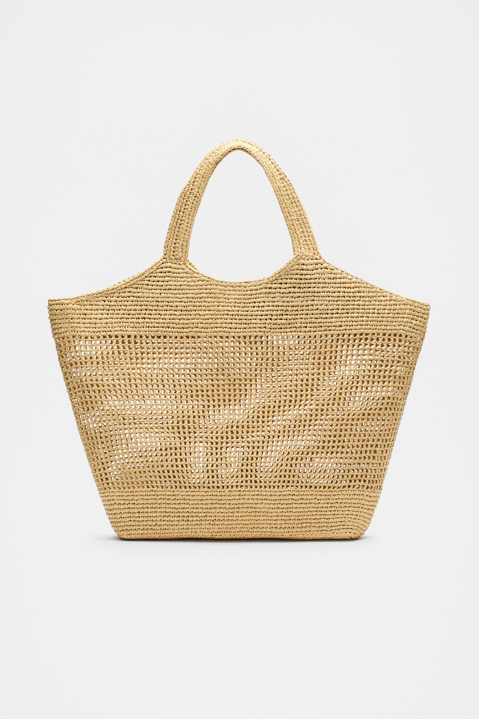 Woven Large Tote  Natural