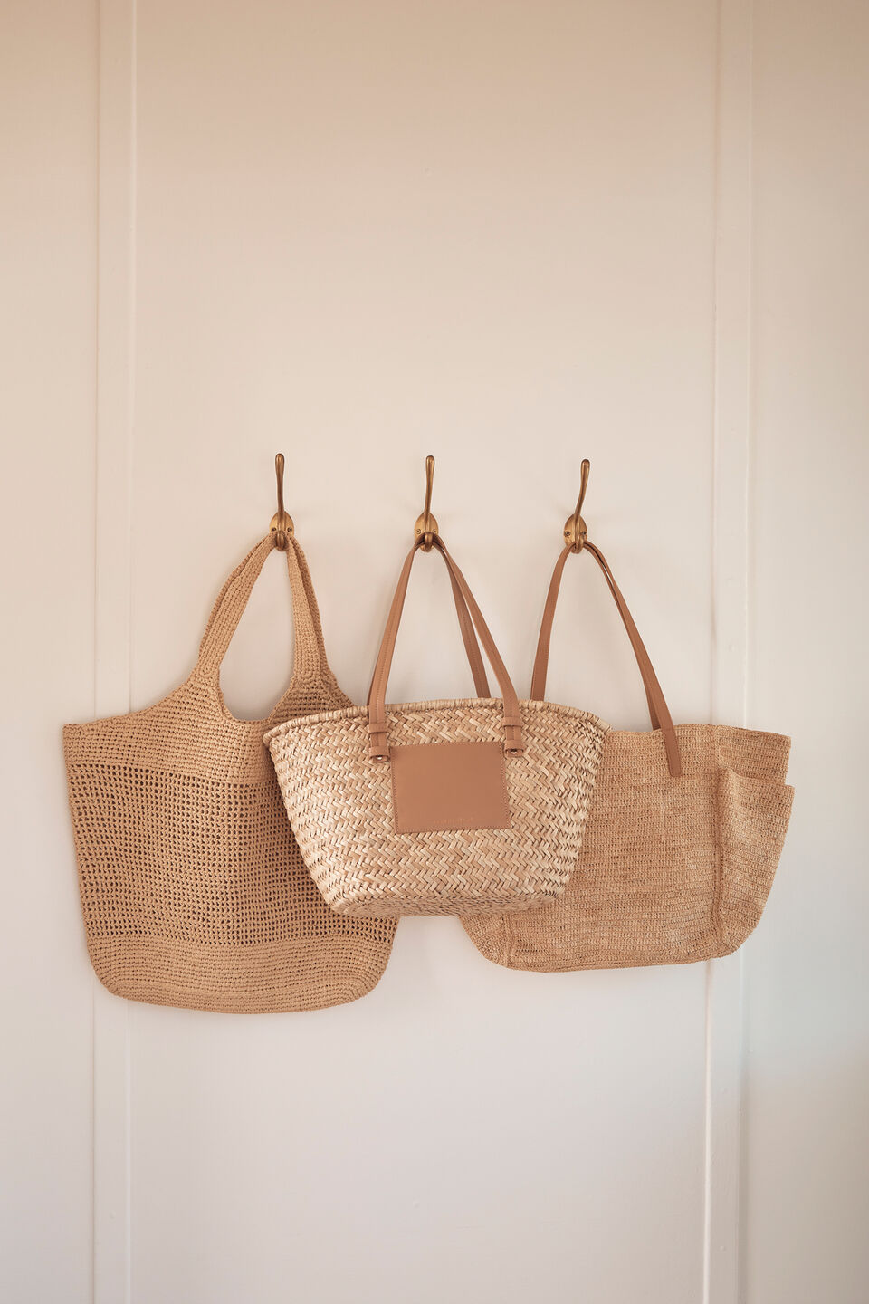 Woven Large Tote  Natural