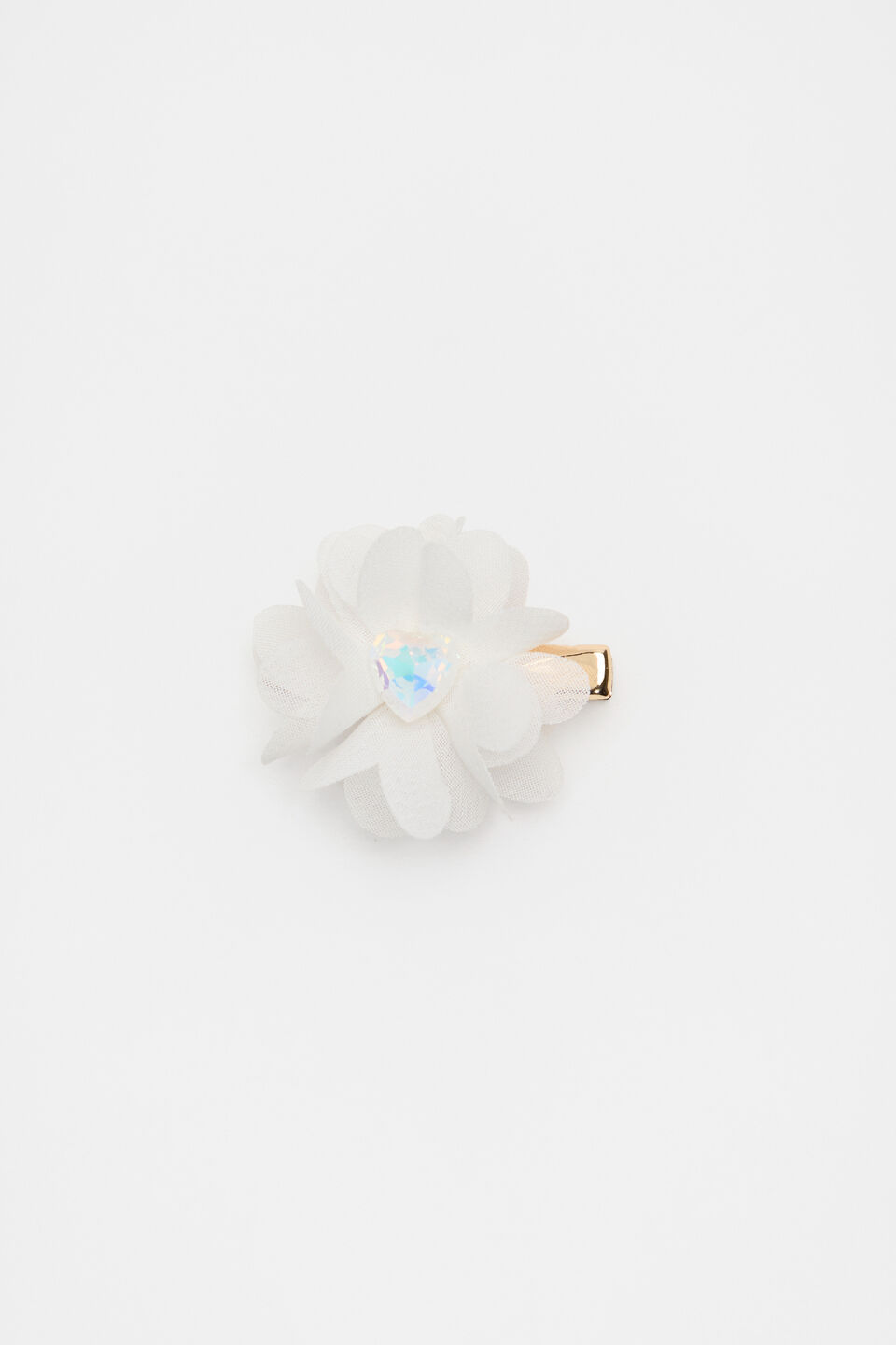 Heart Gem Flower Duck Clip  Canvas